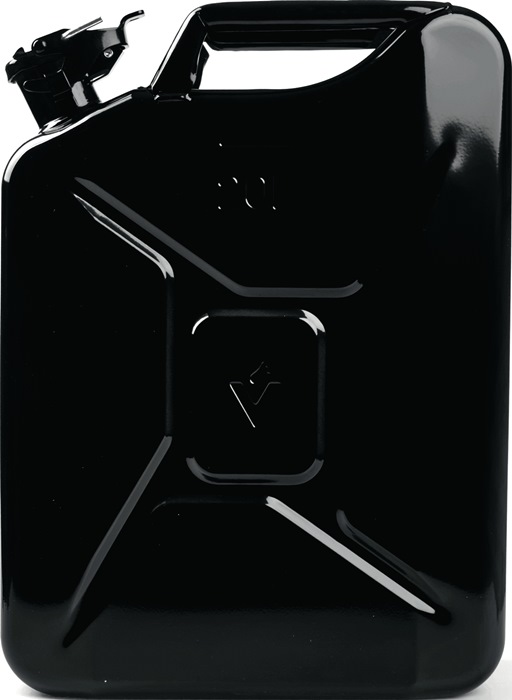 4000818936 - Detailbild4_Kraftstoffkanister 20l Schwarz RAL 9005 Stahlbl.0,9mm L345xB165xH470mm VALPRO