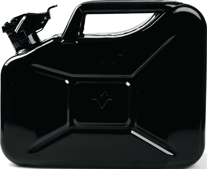 4000818937 - Detailbild_Kraftstoffkanister 10l Schwarz RAL 9005 Stahlbl.0,9mm L345xB165xH275mm VALPRO