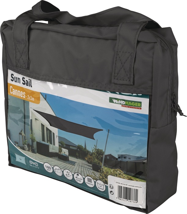 4000819795 - Detailbild_Sonnensegel CANNES RE L2xB3mm Seil anthracite Polyestergewebe WINDHAGER