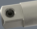 4000821076 - Detailbild_Adapter 870/4 Antriebssechskant 1/4 Zoll Abtriebs-4-KT.1/4 Zoll L.50mm WERA