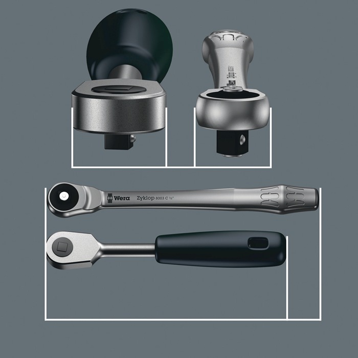 4000821536 - Detailbild_D.-Knarre Zyklop Metal push 1/4 Zoll 38 Z.L.141mm