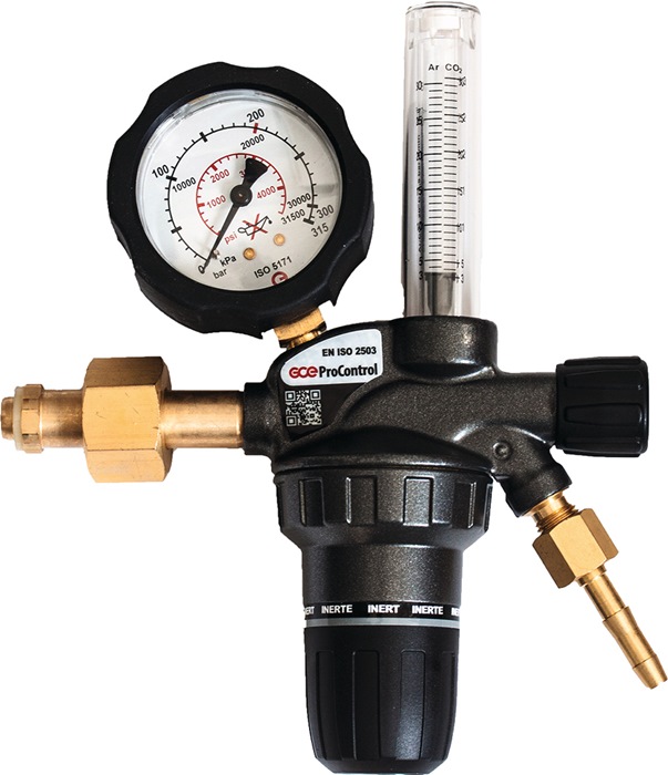 GCE Flaschendruckminderer ProControl® Flowmeter