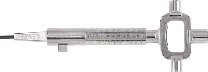 TECWERK Bautenschlüssel Universal