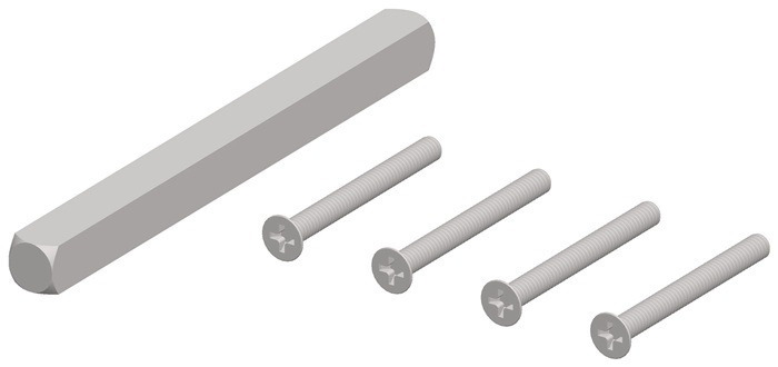 TECWERK Befestigungs-Set NW-400-10
