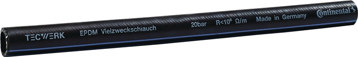 [2000310024] TECWERK EPDM Industrie- und Vielzweckschlauch (13 mm, 3,5 mm, 20 mm, 1/2 ″)