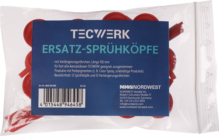 TECWERK Ersatzsprühköpfe