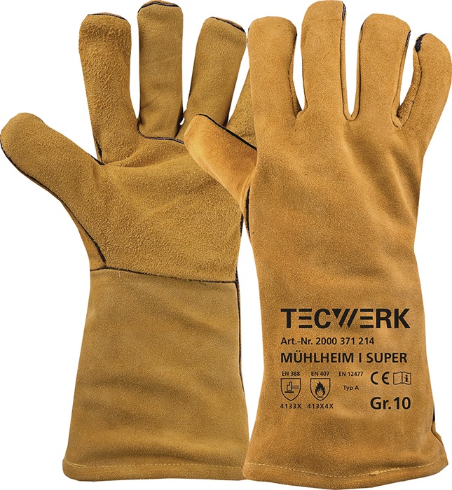 TECWERK Schweißerhandschuhe Mühlheim I Super