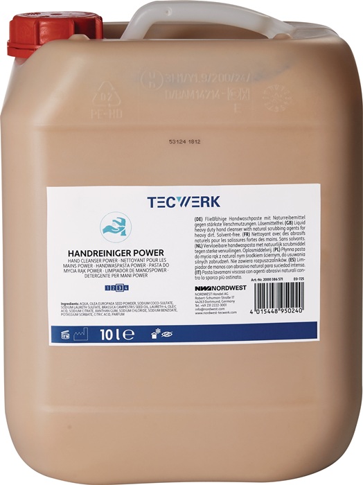 [2000386571] TECWERK Handreiniger Power (Kanister, 10 l)