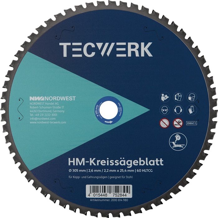TECWERK Tisch-/Kappkreissägeblatt
