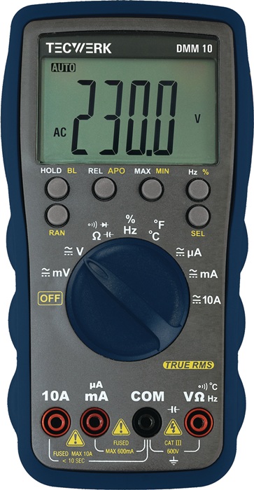 TECWERK Multimeter DMM 10