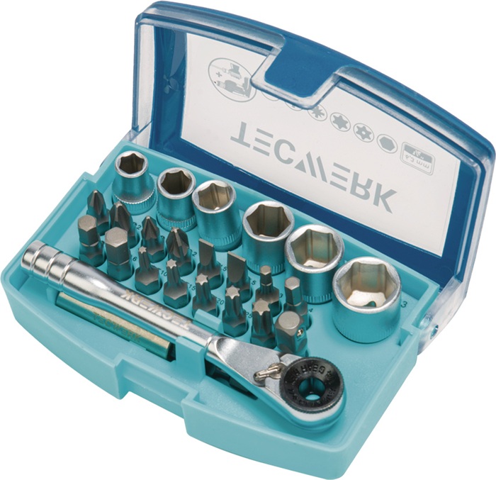 TECWERK Bit-/Steckschlüssel-Set