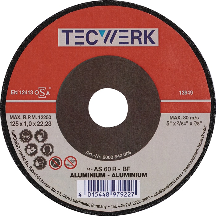 TECWERK Trennscheibe ALU