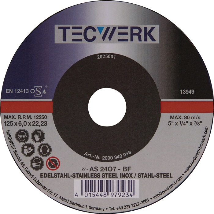 TECWERK Schruppscheibe