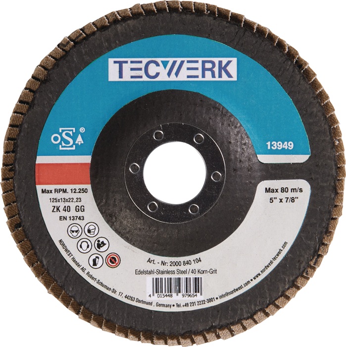 TECWERK Fächerscheibe Kehlnaht
