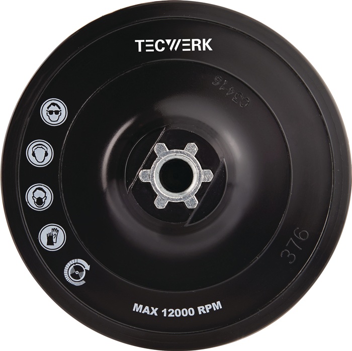 [2000841710] TECWERK Stützteller (115 mm, 13000 min-¹)