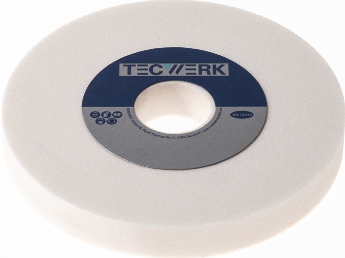 [2000842375] TECWERK Schleifbockscheibe (125 mm, 20 mm, A, 32 mm, 40 m/s)