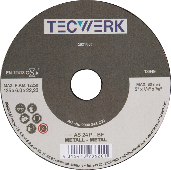TECWERK Schruppscheibe Action