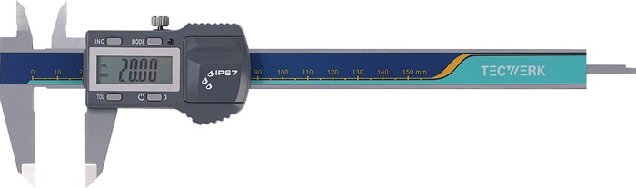 TECWERK Messschieber DIN 862 IP67