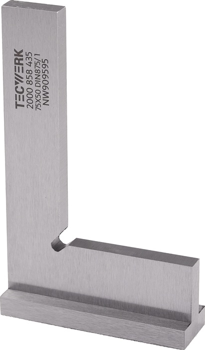 [2000858436] TECWERK Winkel DIN 875/I (mit Anschlag, 100 x 70 mm, 20 x 5 mm)