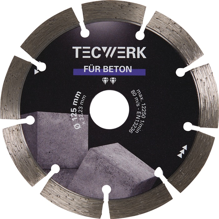 TECWERK Diamanttrennscheibe BETON