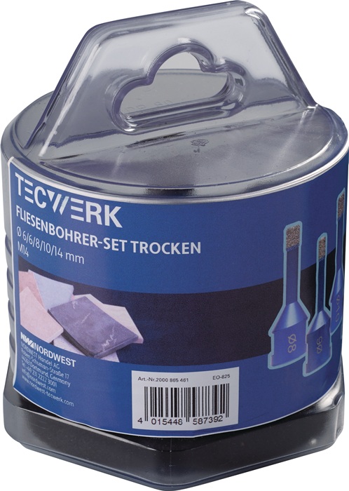 TECWERK Diamant-Fliesenbohrer SET SANITÄR