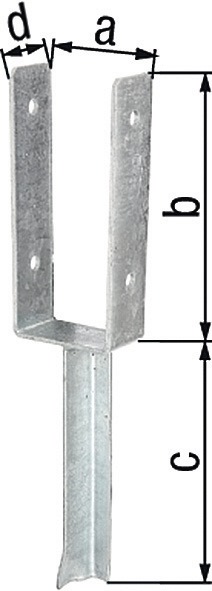GAH U-Pfostenträger ETA-10/0210