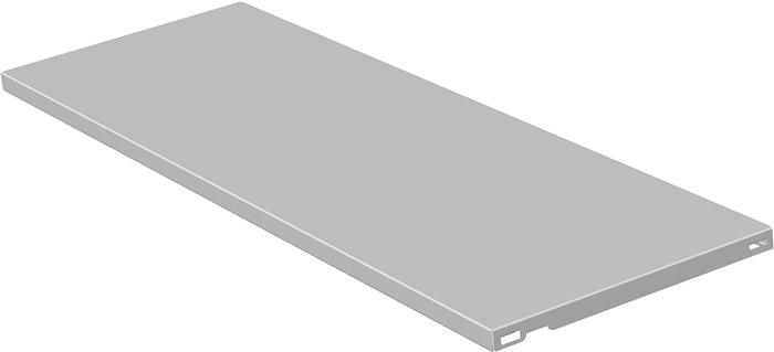 [3000200872] ALFER ALUMINIUM Stahlfachboden (300 mm, verbaubar mit Träger Pro 10105, 30 Kg A, weiß)