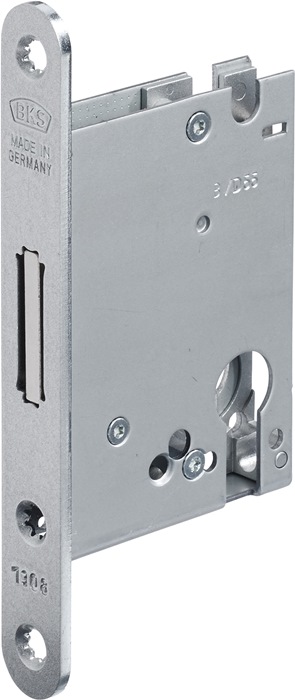 [B 1308 0177] BKS Einsteckriegelschloss 1308 (silber, abgerundet)