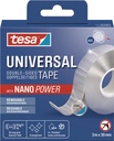 TESA Doppelseitiges Klebeband universal tape nano 55810