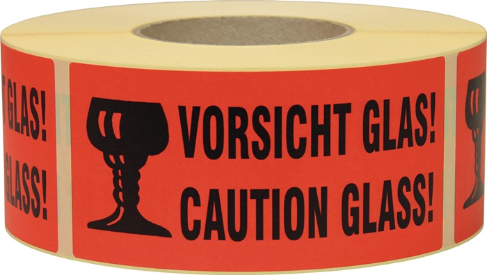 [3000265571] TRANSPAK Hinweisetikett (Vorsicht Glas)