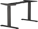 BMB Steh-Sitz Tischgestell E-MORE 2M2S silber RAL 9006