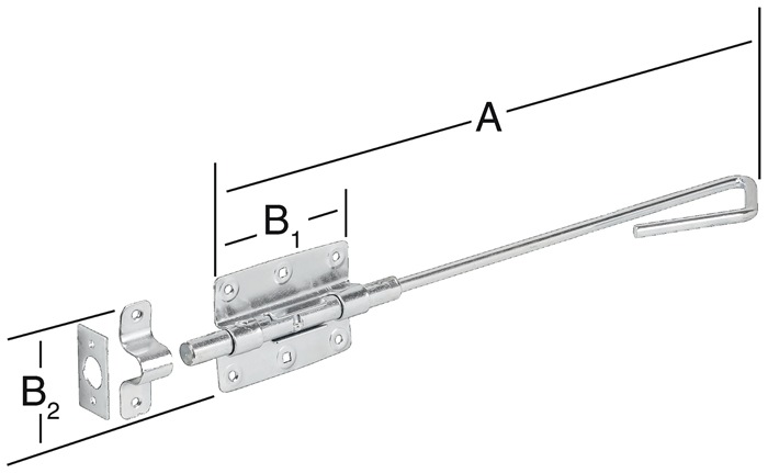 VORMANN Bolzenstangenriegel