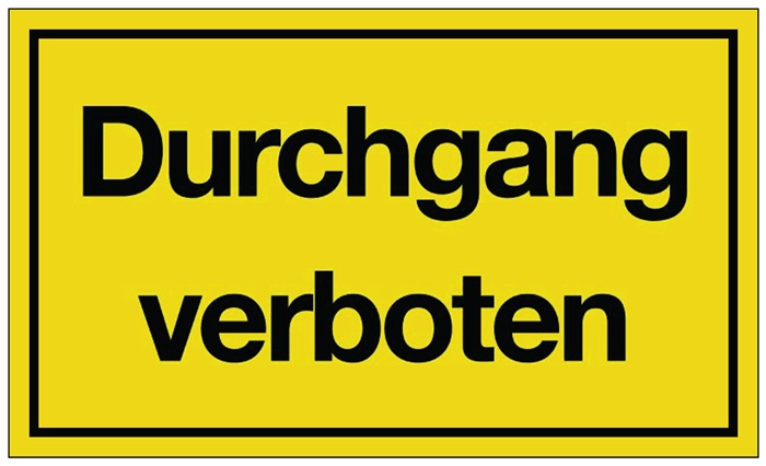 Hinweiszeichen