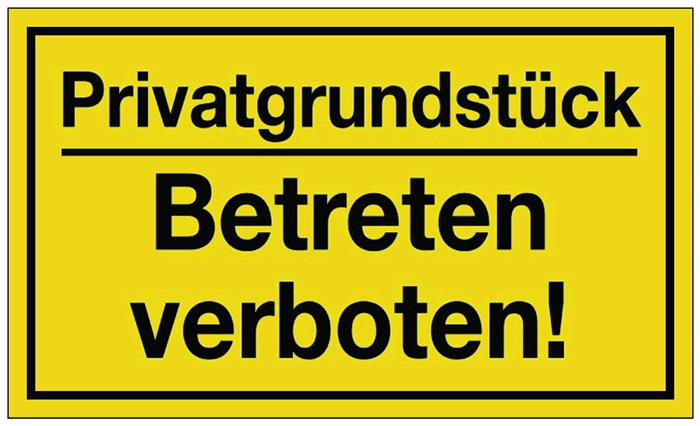 Hinweiszeichen
