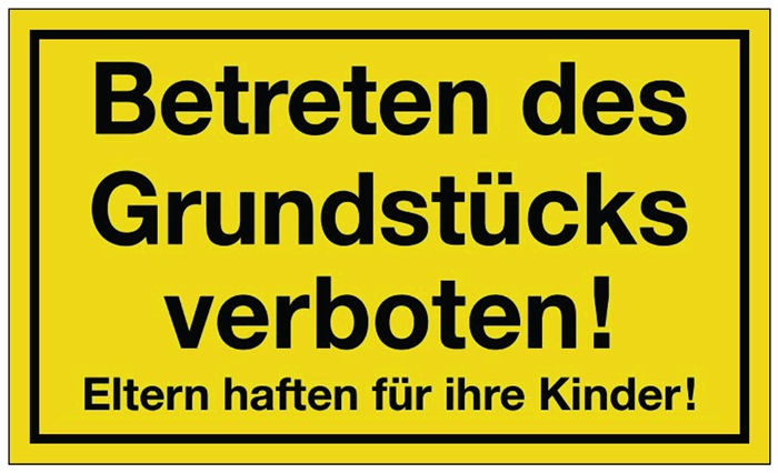 Hinweiszeichen