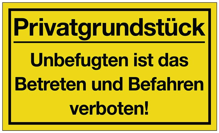 Hinweiszeichen