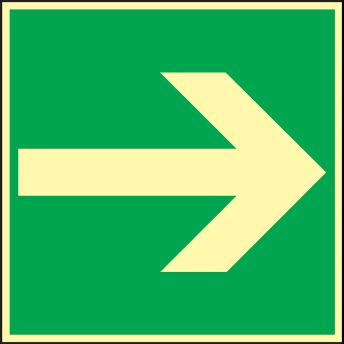 Rettungszeichen BGV A8