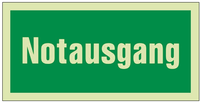 Rettungszeichen BGV A8
