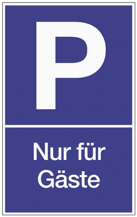 Parkplatzbeschilderung