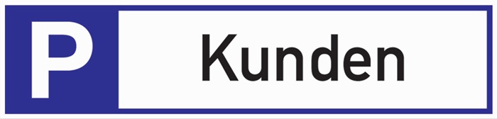 Parkplatzbeschilderung