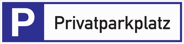 Parkplatzbeschilderung