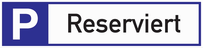 Parkplatzbeschilderung