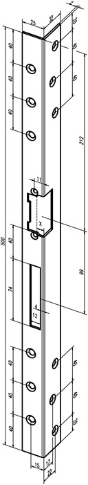ASSA ABLOY Sicherheitswinkelschließblech 312