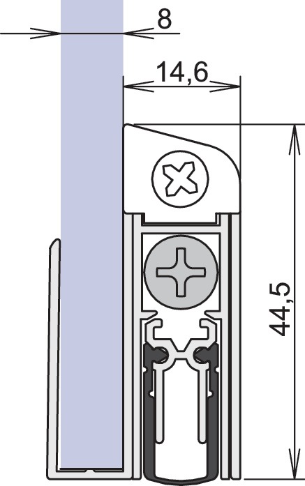 [3327023078] ATHMER Türdichtung Schall-Ex® GS-8 1-407 (1208 mm)
