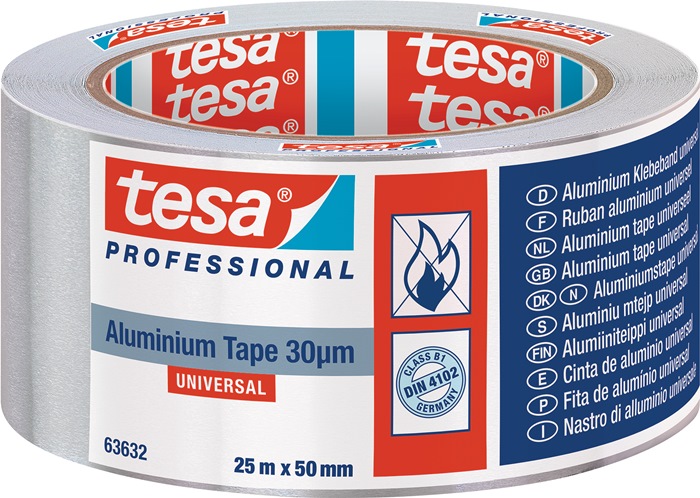 [4000309046] TESA Aluminiumklebeband Universal 63632 (25 m)