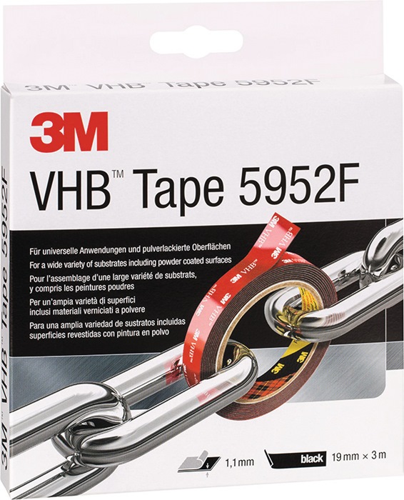 [4000310004] 3M Montageband VHB Tape 5952F (3 m, 19 mm)