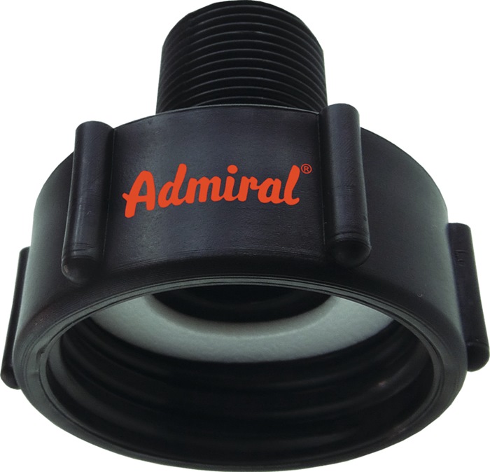 [4000351169] ADMIRAL IBC Container Adapter 1359 (IBC S60 x 1″ AG, Innen- und Außengewinde)