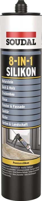 SOUDAL Silikondichtstoff Premium 8-in-1