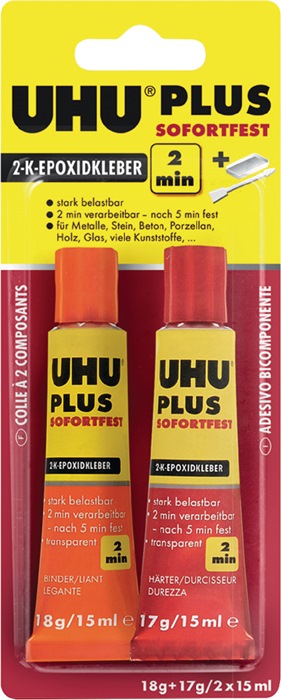 UHU 2K-Epoxidharzklebstoff PLUS SOFORTFEST