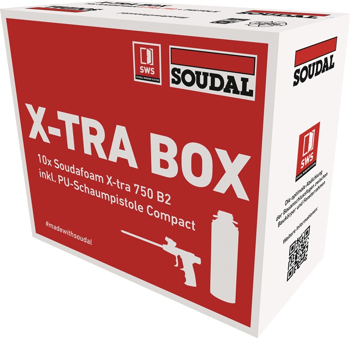 SOUDAL 1K-Pistolenschaum SOUDAFOAM X-TRA Box